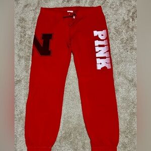 RARE Vintage VS PINK University of Nebraska Huskers Sweatpants - Size S